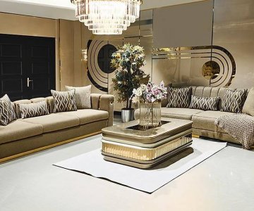 Elsium Luxurious Sofa Set
