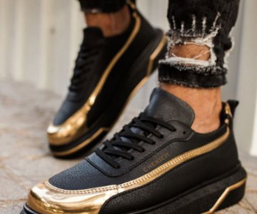 Men's Sneakers - Ibadan Black Gold
